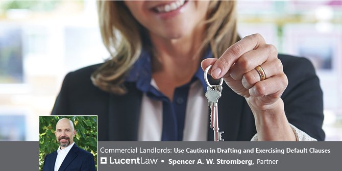 Commercial Landlord handing over keys >> Lucent Law